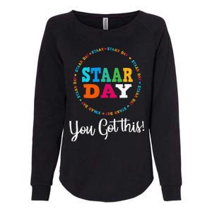 Funny Test Staar Day Mode On Teacher Testing Ideas School Womens California Wash Sweatshirt