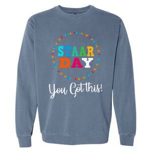 Funny Test Staar Day Mode On Teacher Testing Ideas School Garment-Dyed Sweatshirt