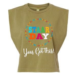 Funny Test Staar Day Mode On Teacher Testing Ideas School Garment-Dyed Women's Muscle Tee