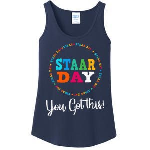 Funny Test Staar Day Mode On Teacher Testing Ideas School Ladies Essential Tank