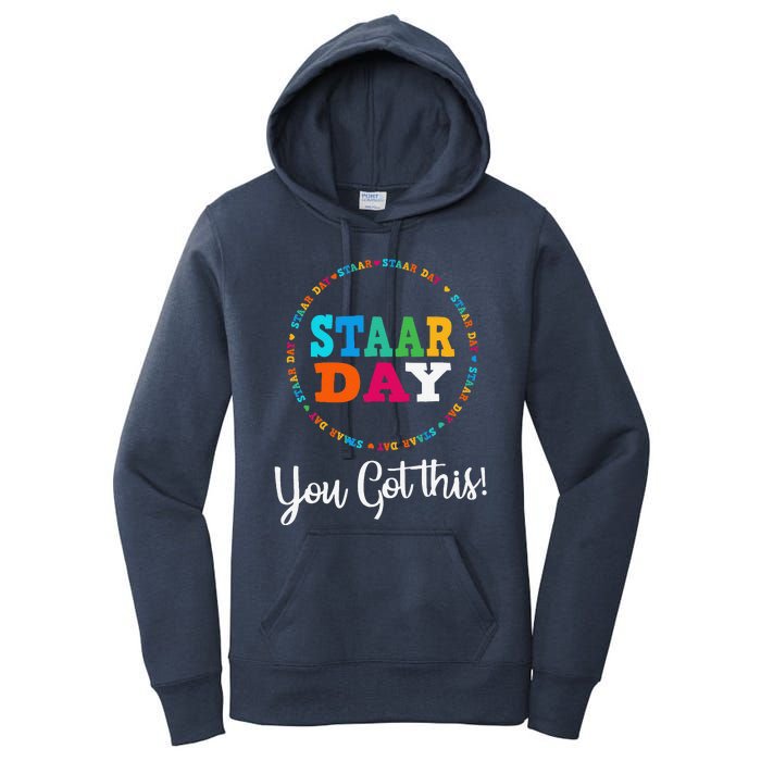 Funny Test Staar Day Mode On Teacher Testing Ideas School Women's Pullover Hoodie