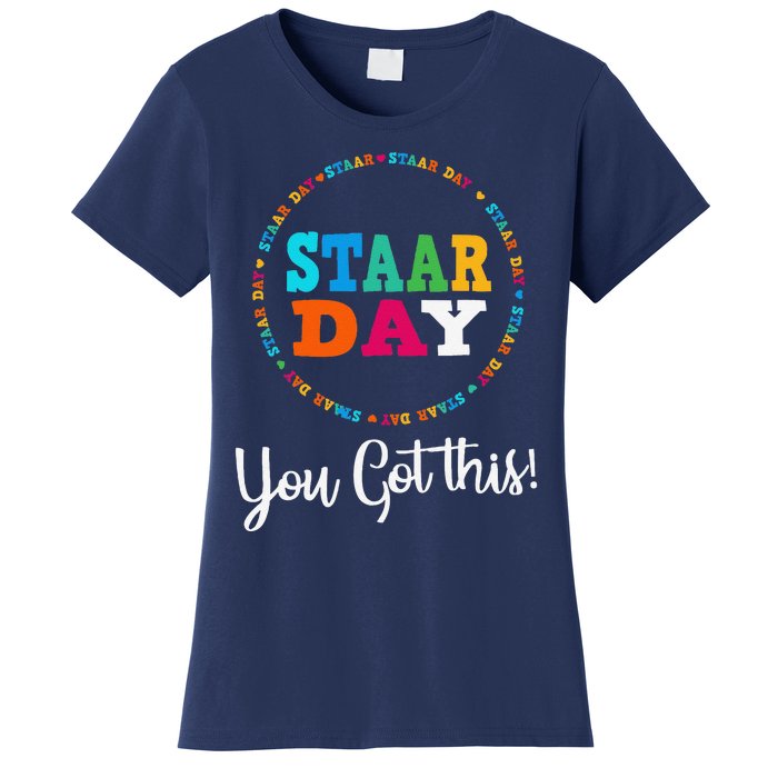 Funny Test Staar Day Mode On Teacher Testing Ideas School Women's T-Shirt