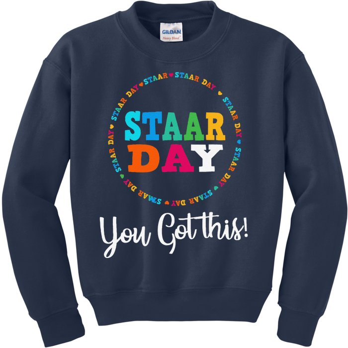 Funny Test Staar Day Mode On Teacher Testing Ideas School Kids Sweatshirt