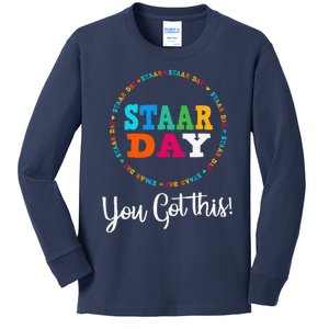 Funny Test Staar Day Mode On Teacher Testing Ideas School Kids Long Sleeve Shirt