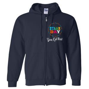 Funny Test Staar Day Mode On Teacher Testing Ideas School Full Zip Hoodie