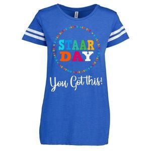 Funny Test Staar Day Mode On Teacher Testing Ideas School Enza Ladies Jersey Football T-Shirt