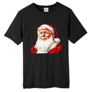 Funny Trump Santa Hat Donald Trump Christmas New Year Xmas Tall Fusion ChromaSoft Performance T-Shirt