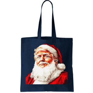 Funny Trump Santa Hat Donald Trump Christmas New Year Xmas Tote Bag