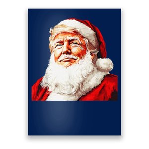 Funny Trump Santa Hat Donald Trump Christmas New Year Xmas Poster