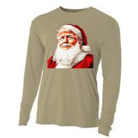 Funny Trump Santa Hat Donald Trump Christmas New Year Xmas Cooling Performance Long Sleeve Crew