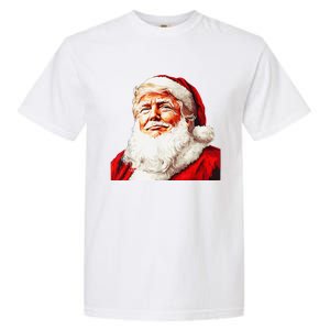 Funny Trump Santa Hat Donald Trump Christmas New Year Xmas Garment-Dyed Heavyweight T-Shirt