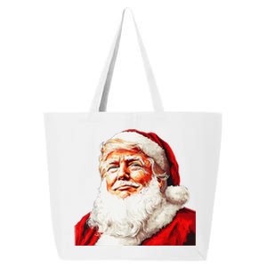 Funny Trump Santa Hat Donald Trump Christmas New Year Xmas 25L Jumbo Tote