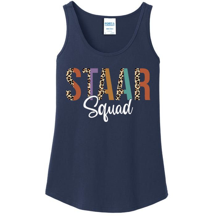 Funny Test Staar Day Squad Mode On Teacher Testing Ideas Ladies Essential Tank