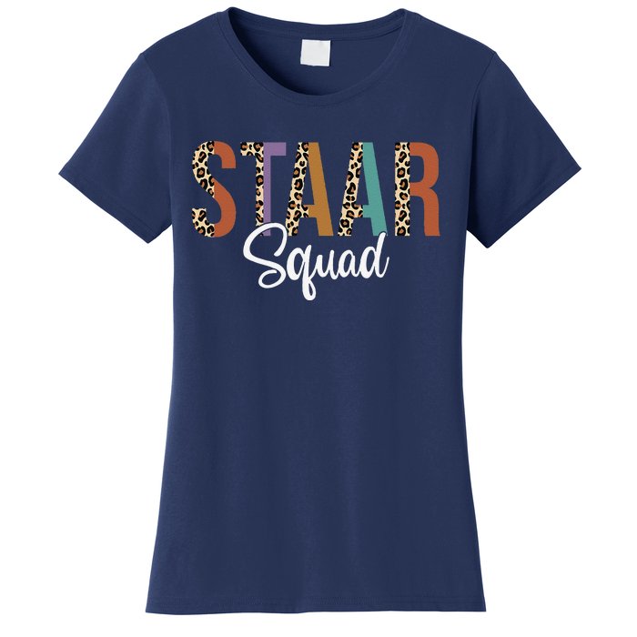 Funny Test Staar Day Squad Mode On Teacher Testing Ideas Women's T-Shirt