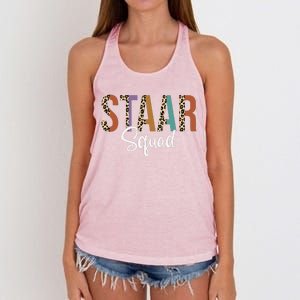 Funny Test Staar Day Squad Mode On Teacher Testing Ideas Women's Knotted Racerback Tank