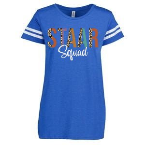 Funny Test Staar Day Squad Mode On Teacher Testing Ideas Enza Ladies Jersey Football T-Shirt