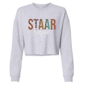 Funny Test Staar Day Squad Mode On Teacher Testing Ideas Cropped Pullover Crew