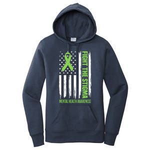 Fight The Stigma Tal Health Warrior Awareness Support Gift Women's Pullover Hoodie