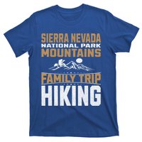 Family Trip Sierra Nevada National Park 2024 Mountain Hiking Great Gift T-Shirt