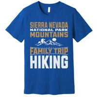 Family Trip Sierra Nevada National Park 2024 Mountain Hiking Great Gift Premium T-Shirt