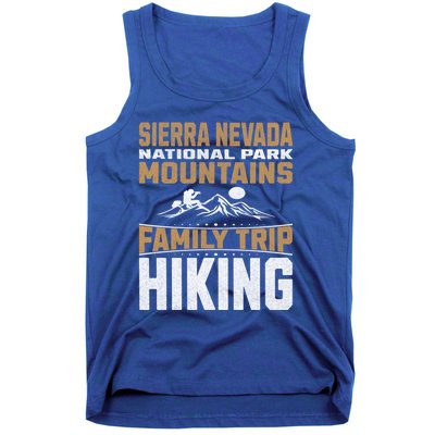 Family Trip Sierra Nevada National Park 2024 Mountain Hiking Great Gift Tank Top