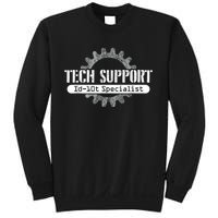 Funny Tech Support Id10t Computer Idiot Joke Sweatshirt