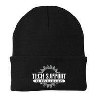 Funny Tech Support Id10t Computer Idiot Joke Beanie