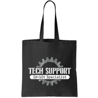 Funny Tech Support Id10t Computer Idiot Joke Bag
