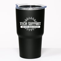 Funny Tech Support Id10t Computer Idiot Joke Tumbler