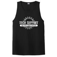 Funny Tech Support Id10t Computer Idiot Joke PosiCharge Competitor Tank