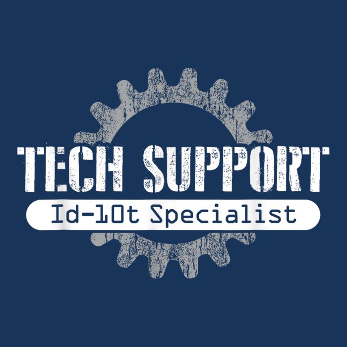 Funny Tech Support Id10t Computer Idiot Joke Infant Baby Jersey Bodysuit