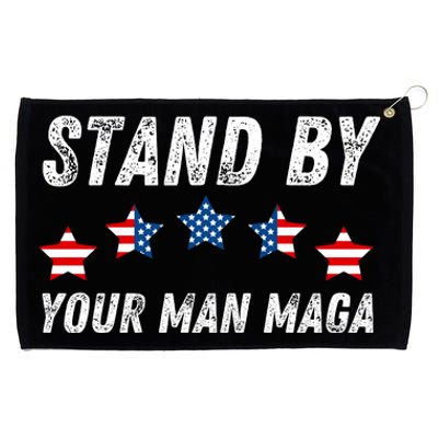 Funny Trump Stand By Your Man Maga 2024 Grommeted Golf Towel