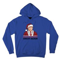 Funny Trump Santa Make Christmas Great Again Usa Holiday Gift Hoodie