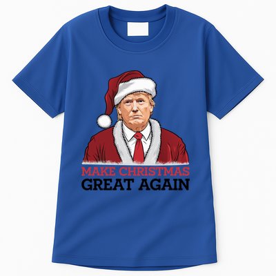 Funny Trump Santa Make Christmas Great Again Usa Holiday Gift Tall T-Shirt