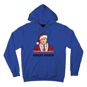 Funny Trump Santa Make Christmas Great Again Usa Holiday Gift Tall Hoodie