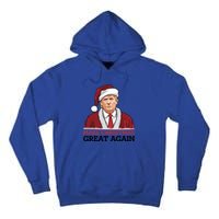 Funny Trump Santa Make Christmas Great Again Usa Holiday Gift Tall Hoodie