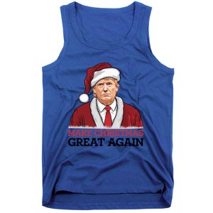 Funny Trump Santa Make Christmas Great Again Usa Holiday Gift Tank Top