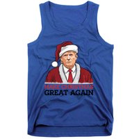 Funny Trump Santa Make Christmas Great Again Usa Holiday Gift Tank Top