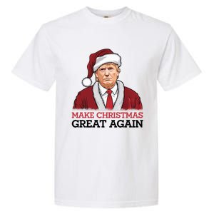 Funny Trump Santa Make Christmas Great Again Usa Holiday Gift Garment-Dyed Heavyweight T-Shirt