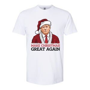 Funny Trump Santa Make Christmas Great Again Usa Holiday Gift Softstyle CVC T-Shirt