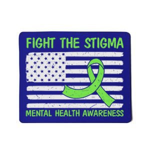 Fight The Stigma Usa Flag Spread Tal Health Awareness Funny Gift Mousepad