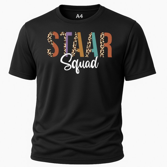 Funny Test STAAR Day Squad Mode On Teach.er Testing Ideas Cooling Performance Crew T-Shirt