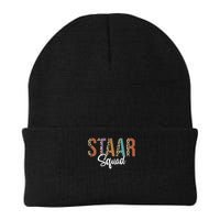 Funny Test STAAR Day Squad Mode On Teach.er Testing Ideas Knit Cap Winter Beanie