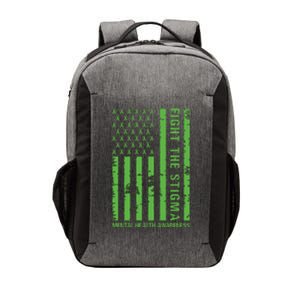 Fight The Stigma Mental Health Awareness Green Usa Flag Vector Backpack