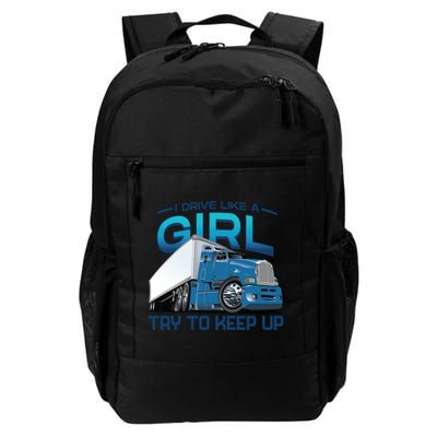 Funny Trucker Semi Big Rig Truck Drivers Cool Gift Backpack
