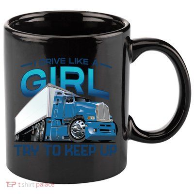 Funny Trucker Semi Big Rig Truck Drivers Cool Gift 11oz C Handle Ceramic Mug