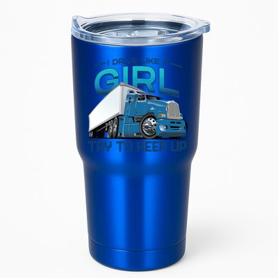 Funny Trucker Semi Big Rig Truck Drivers Cool Gift Tumbler
