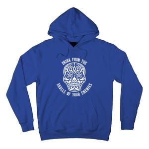 From The Skull Of Your Enemies 4th Of July Sugar Skull Cute Gift Tall Hoodie