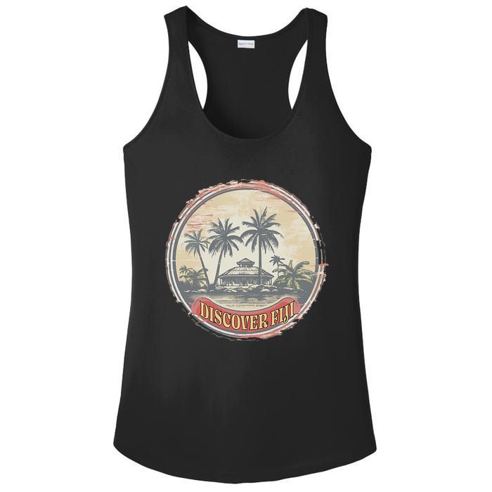 Fiji travel surf Fijian Polynesian Pride Vintage Ladies PosiCharge Competitor Racerback Tank