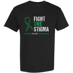 Fight The Stigma Mental Health Awareness Garment-Dyed Heavyweight T-Shirt